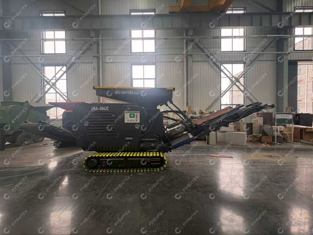 Мобильная щековая дробилка U-JC604